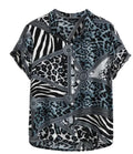 Floral Casual Short Sleeve Shirt for Men