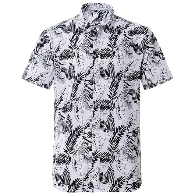3D Floral Print Aloha Shirt for Men, Casual Beachwear